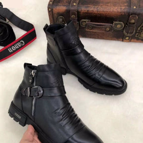 Bota Italiana em Couro Legítimo - Zíper Martin®️ AJ61 FashionShope 37 