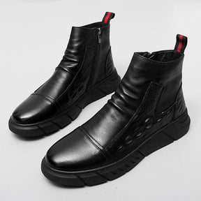 Bota Masculina de Couro Legítimo Crocodile Italian P12-3 FashionShope 