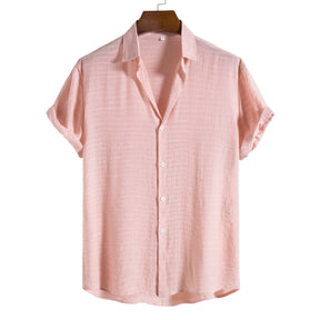 Camisa Manga Curta - Salvady Camisetas e tops FashionShope Rosa P 