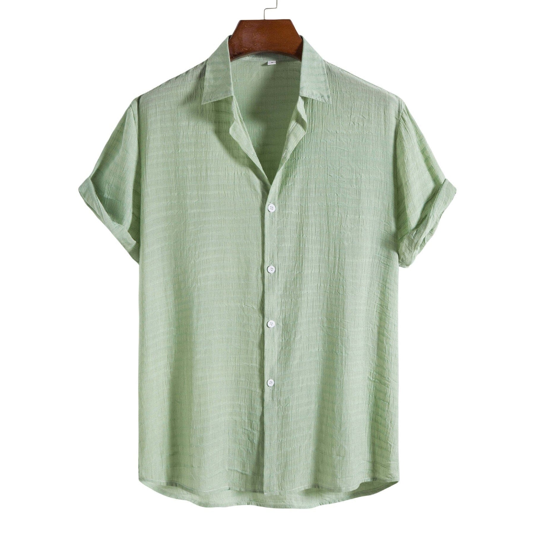 Camisa Manga Curta - Salvady Camisetas e tops FashionShope Verde claro P 