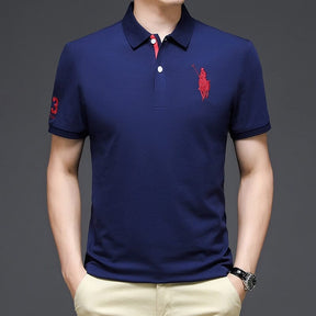 Camisa Polo Horse FashionShope Azul M 