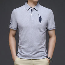 Camisa Polo Horse FashionShope Cinza M 