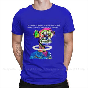 Camiseta NFT Alien (Gorila ) FashionShope Azul L 