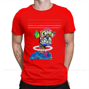 Camiseta NFT Alien (Gorila ) FashionShope Red L 