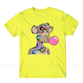 Camiseta NFT Cyborg FashionShope Amarelo P 