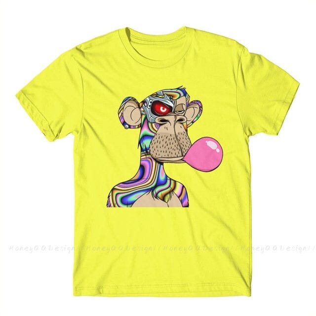 Camiseta NFT Cyborg FashionShope Amarelo P 