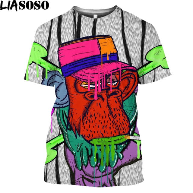 Camiseta NFT Estampada FashionShope Gorila 2 P 