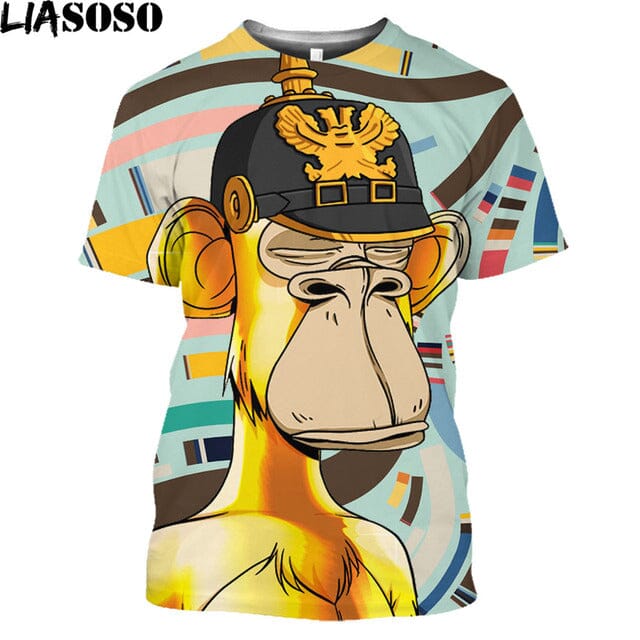 Camiseta NFT Estampada FashionShope Gorila 3 P 