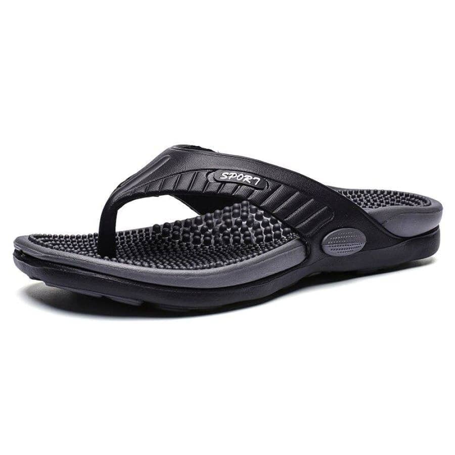 Chinelo Ortopédico Slide Masculino Praia Verão Impermeável 818 FashionShope Preto 38 