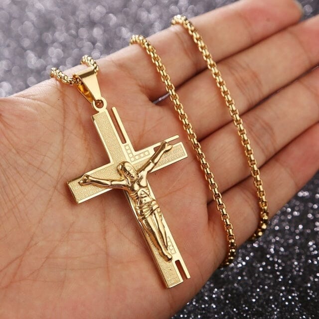 Colar Jesus Cristo FashionShope DOURADO 