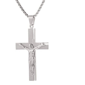 Colar Jesus Cristo FashionShope PRATA 