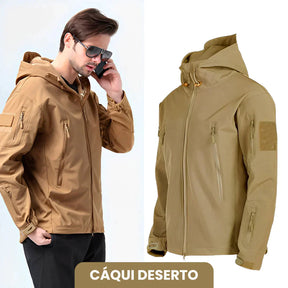 Jaqueta Militar TactiTherm® - [+2 BRINDES EXCLUSIVOS SURPRESA] Último dia Teste FashionShope Cáqui Deserto P 