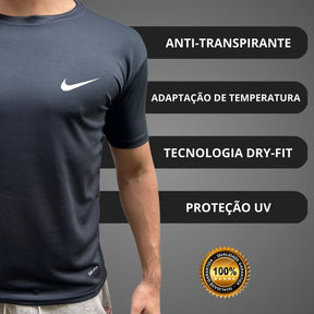 Kit 5 Camisetas NK Dri-Fit - Pague 3 e Leve 5 Kit 5 Camisetas Masculina NK Dri-Fit AlphasMacho 