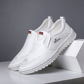 Mocassim Ortopédico Italian Mocassim Italian - SAPATO 02 AlphasMacho Branco 36 