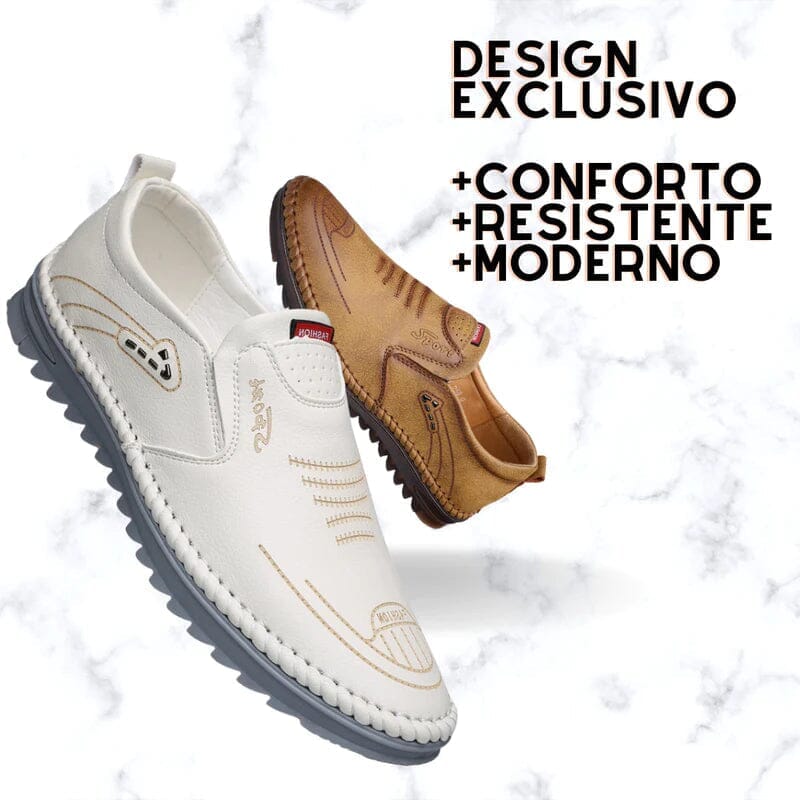 Mocassim Ortopédico Italian® - Compre 1 e Leve 2 Mocassim Italian Compre 1 e Leve 2 - SAPATO 02 AlphasMacho 