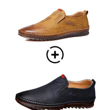 Mocassim Ortopédico Italian® - Compre 1 e Leve 2 Mocassim Italian Compre 1 e Leve 2 - SAPATO 02 AlphasMacho Preto + Marrom 36 