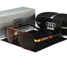 Óculos Audi XR8 FashionShope castanho 