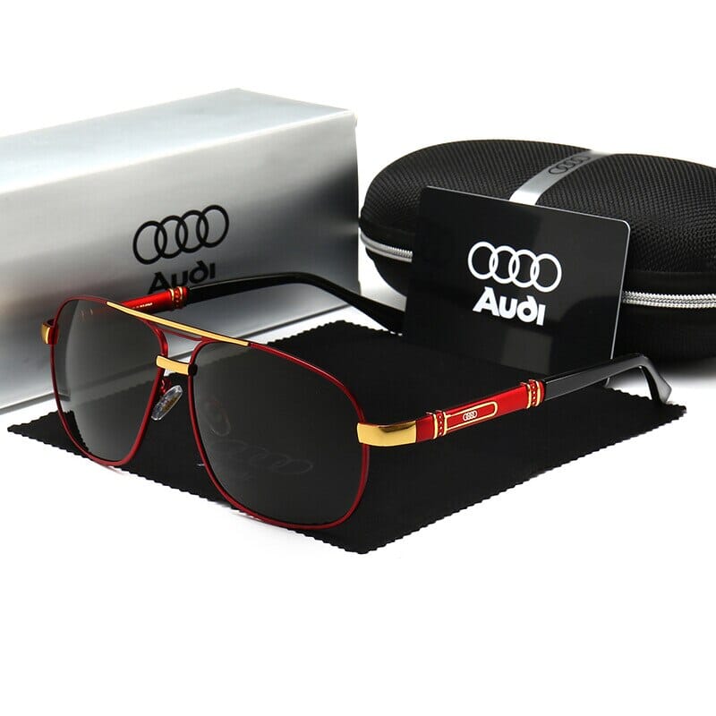 Óculos Audi XR8 FashionShope vermelho 