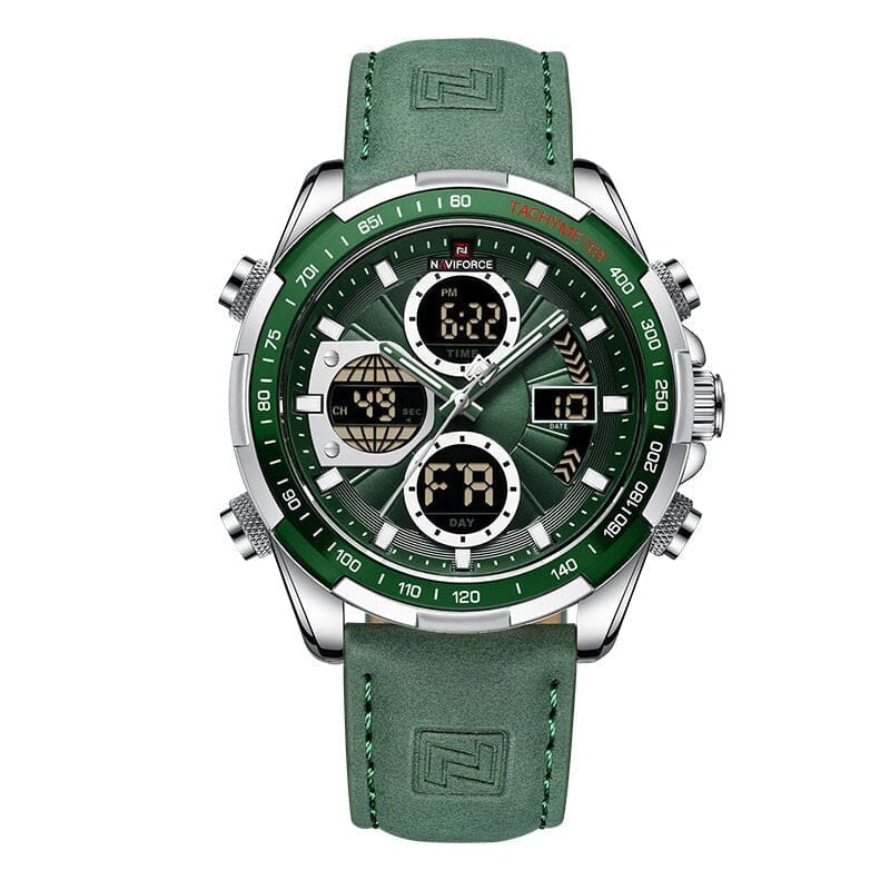 Relógio Casual Masculino dual time - Aço inoxidável Relógio Masculino - 23 FashionShope Modelo 1 