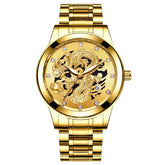 Relógio Dragon Gold 0 FashionShope Dourado 