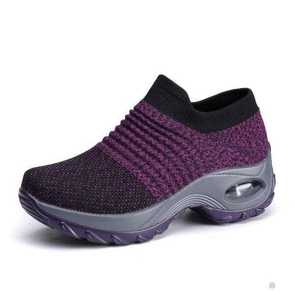 Tênis Air Confort - Ortopédico Tênis Feminino FashionShope Roxo 33 