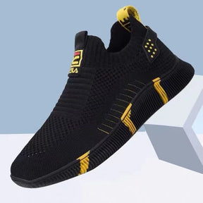 Tênis Masculino Vormax ORTO5 FashionShope Preto/Amarelo 37 